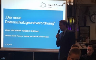 29.03.2019: Rückblick Vortrag zur DSGVO